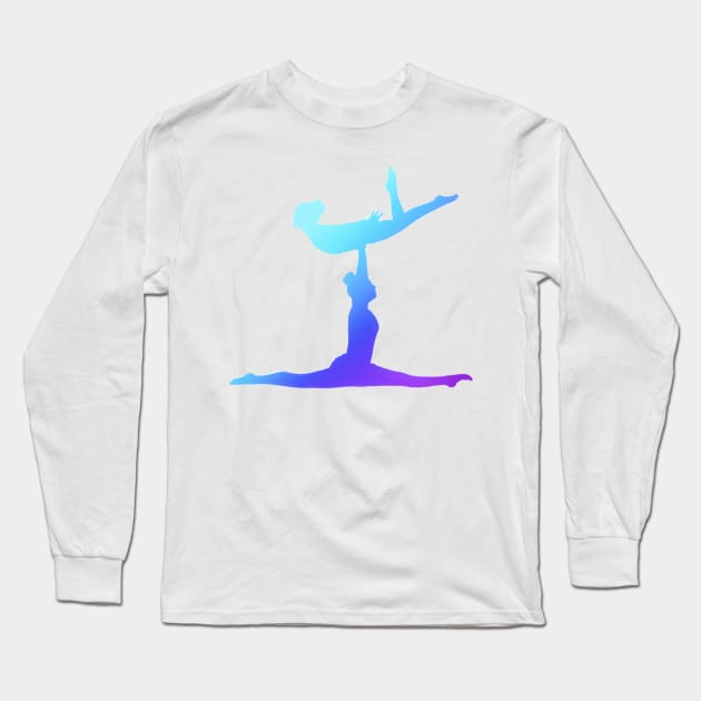 A women’s pair doing frontbird Long Sleeve T-Shirt by artsyreader